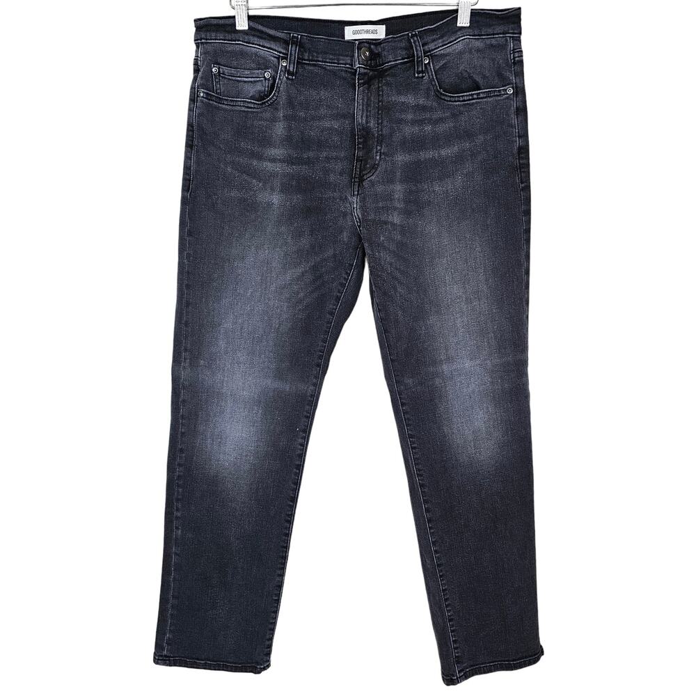 Goodthreads Jeans Mens Size 36x31 Black Straight Leg